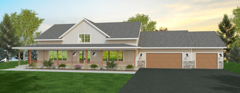 Dakota Two-Story Farmhouse